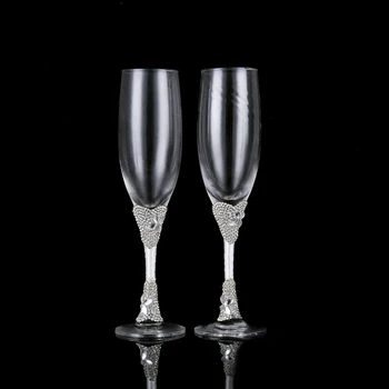 2Pc/Set Ustvarjalno Darilo Poročne in Ženina Šampanjec predvsem piščali Poročni Kozarci Nastavite Pokal Toasting Ognjeni Poroka Doma Hotel Dekoracijo