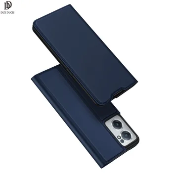 Ohišje Za OnePlus Nord CE 2 5G Usnjene Denarnice Flip Primeru Popolno Zaščito Stabilno Stojalo Magnetno Zapiranje DUX DUCIS Kože Pro Series