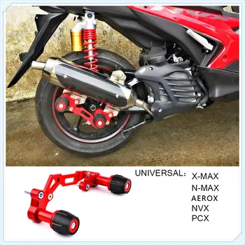 SMOK Motocikel Nastavljiv Izpušne Cevi, Drsnikov, ki Spadajo Protector za Yamaha NVX NMAX 155 XMAX 300 PCX 125 Forza Lexi