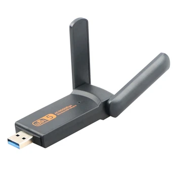 USB Brezžične Omrežne Kartice WIFI5 Dvojno Frekvenco AC5G Namizni Prenosni AX1900 Računalnik, Mobilni Telefon Oddajnik Sprejemnik