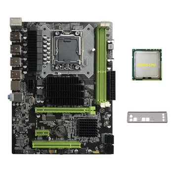 X58 Motherboard LGA1366 Matično ploščo Računalnika Podporo XEON X5650 X5670 Serije CPU Podpora RX Grafično Kartico Z X5660 CPU